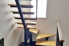 escaleras de madera de interior