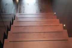 escaleras de madera decorativa