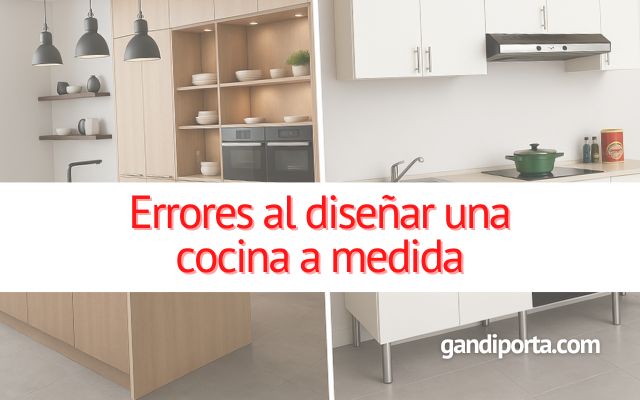 Errores comunes al diseñar una cocina a medida y cómo evitarlos 